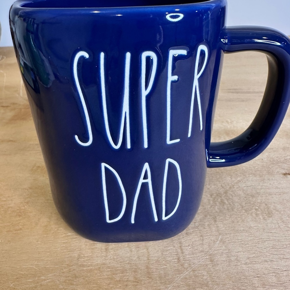 Blue Super Dad Mug -PERFECT for Father’s Day!